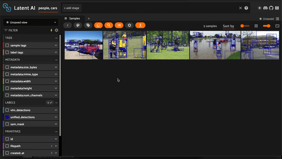 Open embedding visualization